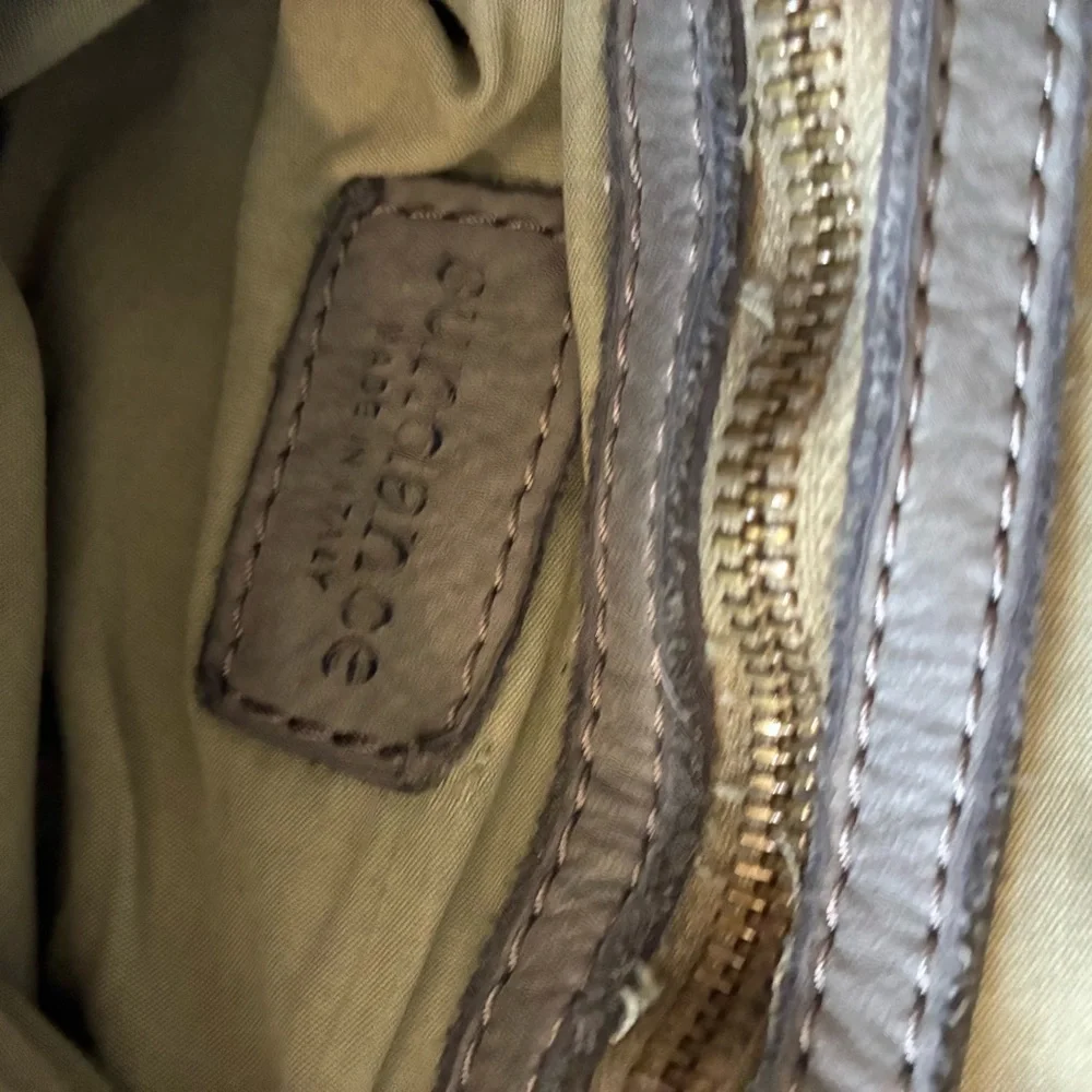 Sundance Italian Leather Studded Crossbody in Olive  Mossy Green NWT - Picture 8 of 11